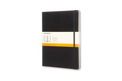Produktbild von Moleskine Classic, Abbildung, Schwarz, 192 Blätter, 70 g/m², Liniertes Papier, Hardcover