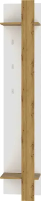 Obrázek produktu pro nabbi Věšáková stěna Bristol CP - bílá / dub artisan