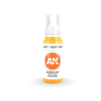 Produktbild von AK Interactive S.L. AK-11217 Clear Yellow (3rd Generation)