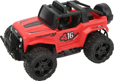 Produktbild von 1/16 Skala Off Road Auto mit Licht-Sound-Effekte Anti-Rutsch-Reifen 2.4Ghz Omni Directional RC Auto für über 3 Jahre alt Kinder Rot