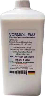Produktbild von Trennmittel für die Herstellung von Sichtbetonflächen in Metall, Kunststoff, Holzschalungen - 1 L