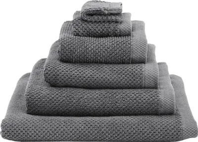 Produktbild von Heckett and Lane 1x VPE 3 st. Grant Waschhandschuhe 16/21 Classic Anthracite Waschhandschuhe 16x21 Classic-Anthracite Uni