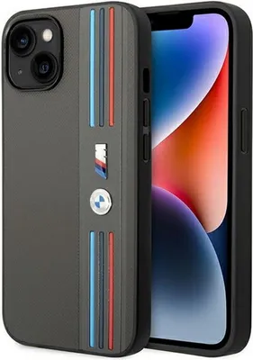 Produktbild von Handyhülle Case iPhone 14 Plus BMW Kunststoff Tricolor grau