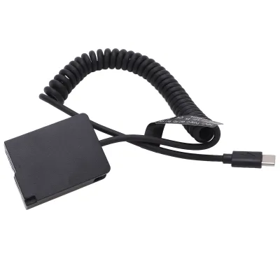 Zdjęcie produktu dla Typ C DMWDCC8 W pełni zdekodowany adapter złącza atrapy akumulatora z elastycznym przewodem sprężynowym do kamery G5