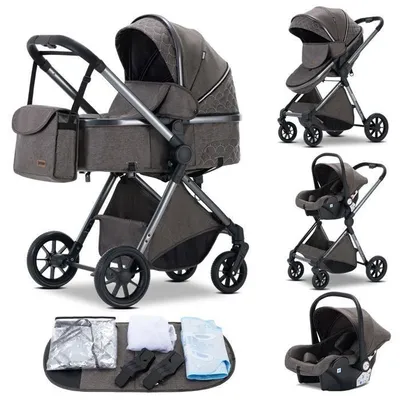 Immagine prodotto di Passeggino trio 3 in 1 con navicella e seggiolino auto