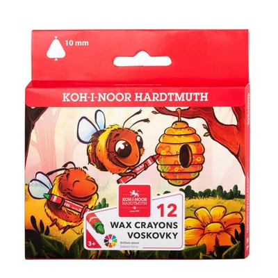 Obrázek produktu pro KOH-I-NOOR Trojúhelníkové uzávěry na vosk 12 ks.