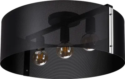 Obrázok produktu pre Moderná závesná lampa Priemyselná stropná lampa Kometa 2926/Z-B-3 Čierna chrómová