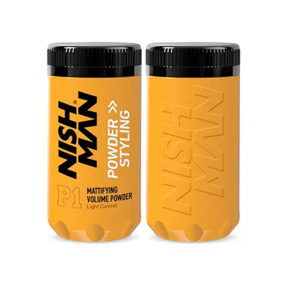 Zdjęcie produktu dla Nishman Puder do stylizacji włosów 20 g - Maksymalne zwiększenie objętości i tekstury - Idealny puder do stylizacji włosów zapewniający elastyczne utrwalenie i matowe wykończenie