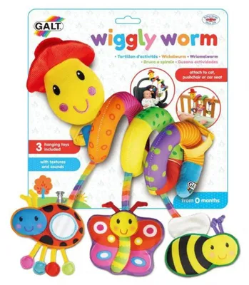 Produktbild von Spielzeug für Kinderbett und Kinderwagen Wiggly Worm