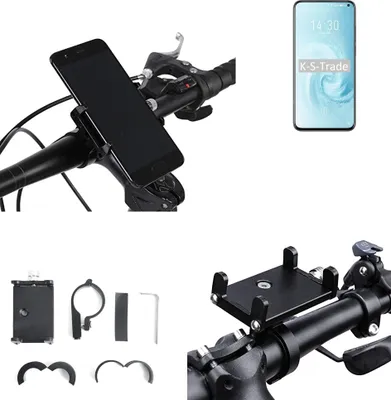 Produktbild von K-S-Trade Handyhalterung für das Fahrrad kompatibel mit Meizu 17 Halter Lenkstange Fahrradhalterung Motorrad Bike Mount Befestigung Smartphone Handy