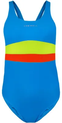 Image de Crowell - Maillot de bain « Swan » pour filles MR2096 (152) (bleu/vert/orange)