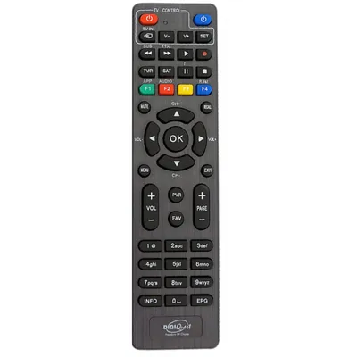 Produktbild von ORSEM Original DIGIQuest Fernbedienung für Q10 Q20 Q30 Ti9 tivùsat HD Sat Receiver Remote Control Schwarz