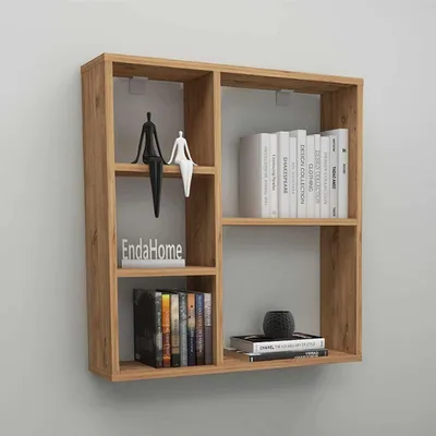 Produktbild von Skye Decor, Wandregal Atlantic Pine, 5 Regale, 70,8 x 74,5 x 20 cm, 100% Melamin