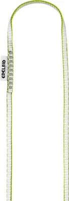 Dyneema Sling 8mm von Edelrid; eine leichte und strapazierfähige Klettersling mit gelb-grüner Umrandung.