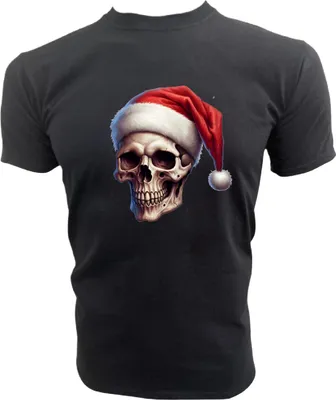 Zdjęcie produktu dla Koszulka męska PAULGOS "Skull Christmas"