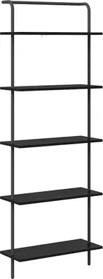 Immagine prodotto di Libreria effetto rovere nero 60 x 24 x 168 cm Materiale ligneo