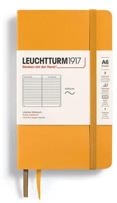 Produktbild von LEUCHTTURM1917 365647 Notizbuch Pocket (A6), Softcover, 123 nummerierte Seiten,