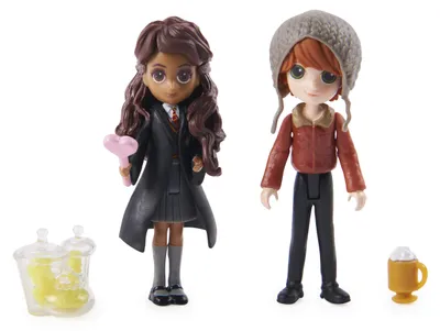 Produktbild von Wizarding World Harry Potter - Set mit Ron Weasley und Parvati Patil, Spielfigur