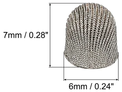 Produktbild von 6 Stš¹ck Stylus Stiftspitzen Leitf?hig Netz Faser Kapazitiv Touchscreen Stifte Spitze Universal Ersatz 6mm