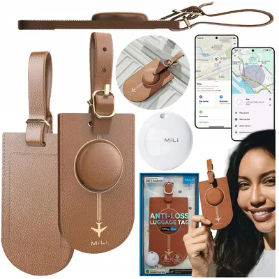 Zdjęcie produktu dla Lokalizator GPS MILI MiTag Android iOS DUO etykieta do walizki torby