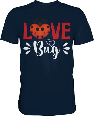 Produktbild von Marienkäfer Love Bug T-Shirt – Navy / XXL