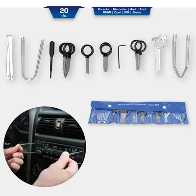 Immagine prodotto di BRILLIANT TOOLS Kit smontaggio radio 20 pezzi - BT511200