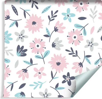 Produktbild von 10m VLIES TAPETE Rolle Bunte Blumen Floral Natur XXL