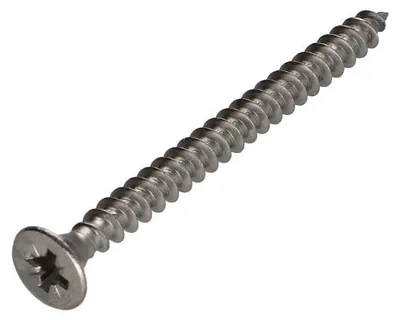 Produktbild von Spanplattenschrauben Edelstahl A2 Senkkopfschraube Pozi 6X70