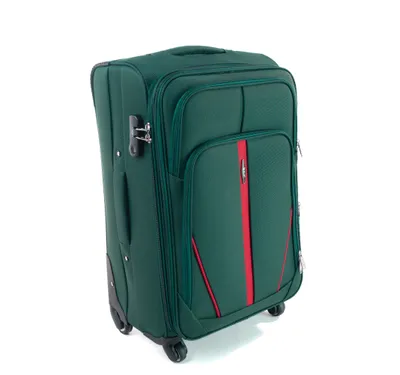Produktbild von RGL S-020 XXL Koffer Stoffkoffer 4 Rollen Erweiterbar Grösse: XXL Farbe: Grün