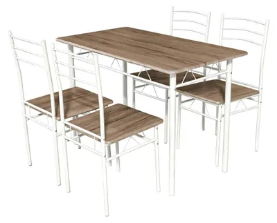 Produktbild von Kondela Essgruppe Mako 1+4 - Eiche / Kaschmir