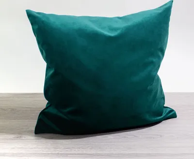 Produktbild von Kissen Deko von Lysel - petrol Samtia 40x40 Polyester kissenbezug Dekokissen