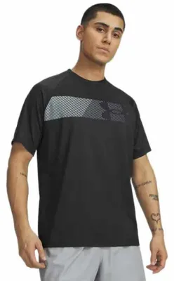 Zdjęcie produktu dla Koszulka Under Armour Ua Tech Graphic – czarna, rozmiar: S