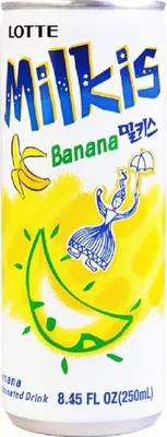 Immagine prodotto di Lotte | Milkis - Gusto banana - 250 ml - Gassata - Con vitamine