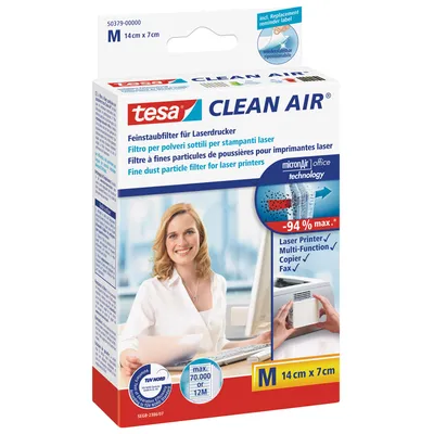 Zdjęcie produktu dla filtr przeciwpyłowy tesa Clean Air do drukarek laserowych M (1 szt.)