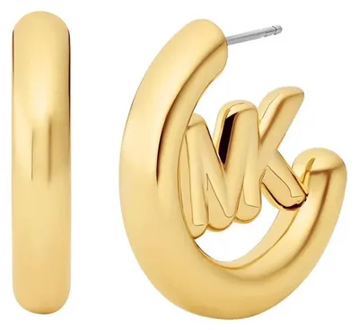 Zdjęcie produktu dla Kolczyki okrągłe Michael Kors Gold Collection Premium - kobieta