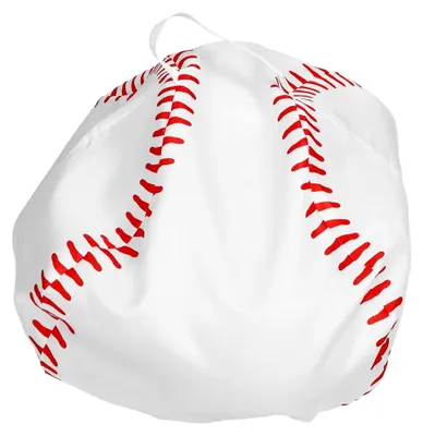 Produktbild von Sitzsackbezug mit Aufbewahrungstasche für Spielzeug und Stofftiere im Baseball-Design
