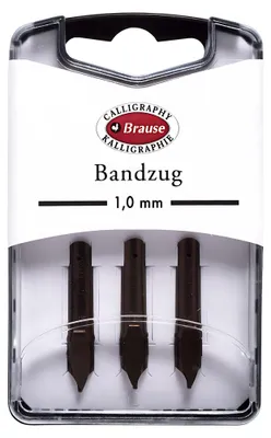 Image de Plume de calligraphie Brause Bandzug, 1 mm, (paquet de 3)