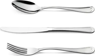 Immagine prodotto di Set da cucina Luanda da 6 persone e 24 pezzi in acciaio inox