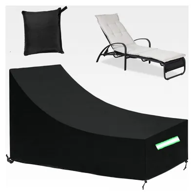 Produktbild von Schutzhülle für Gartenliege, wasserdicht, 200 x 75 x 40 / 70 cm, 210D Oxford, winddicht und UV-beständig