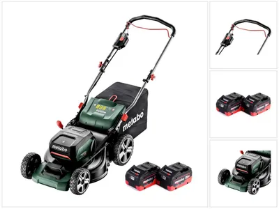 Produktbild von Metabo RM 36-18 LTX BL 46 Akku Rasenmäher 36 V ( 2x 18 V ) 46 cm Brushless + 2x Akku 8,0 Ah - ohne Ladegerät