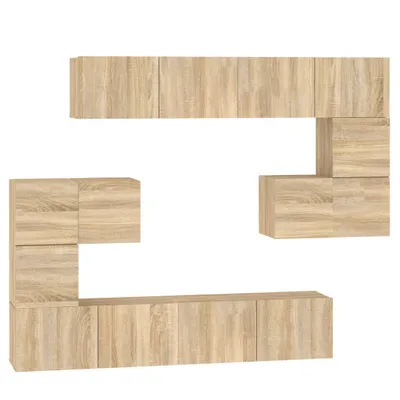 Produktbild von TV-Wandschrank Sonoma-Eiche Holzwerkstoff