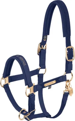 Produktbild von Eskadron HERITAGE Halfter " FAUX LEATHER DOUBLE PIN PLAIT " Größe - Pony2 Farbe - true blue