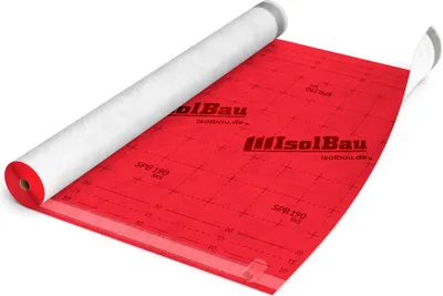 Produktbild von Isolbau Unterspannbahn SPB 190 SKS, 37.5 m? Rolle (1,5 x 25 m) - Selbstklebende Dachfolie 100 g/m? & 2 Klebestreifen - Dampfdurchlässige Unterdeckbahn, wasserdicht und witterungsbeständig