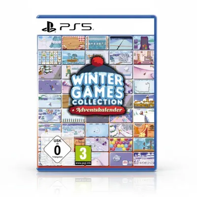 A PlayStation 5 game case for Winter Games Collection + Adventskalender.
