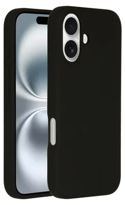Produktbild von Accezz Liquid Silikoncase mit MagSafe iPhone 16 - Schwarz