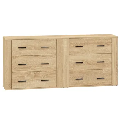 Produktbild von Sideboards 2 Stk. Sonoma-Eiche Holzwerkstoff