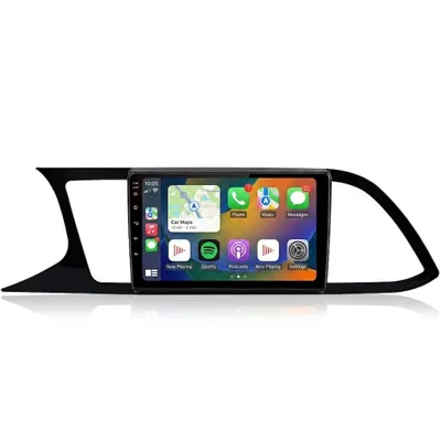 Produktbild von 9” Autoradio Android 15 Carplay Für Seat Leon 5F1 5F5 2012-2020 GPS Navi WIFI BT DAB+ SWC USB DSP RDS 2GB+64GB