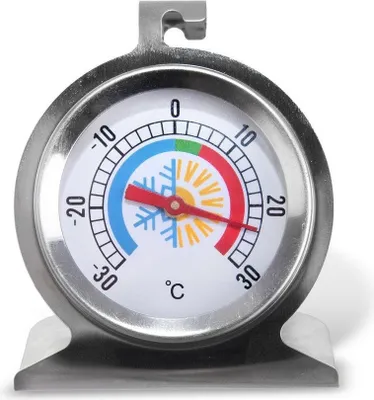 Produktbild von Thermometer für Kühlschränke, Kühlgeräte und Gefrierschränke aus Stahl zur Temperaturmessung
