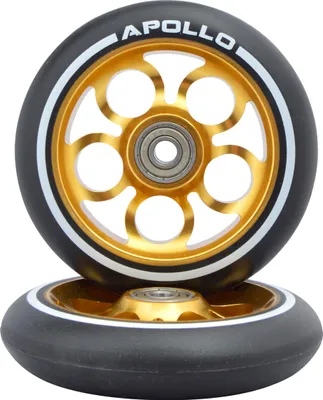 Produktbild von Scooter Wheel Set - GOLD ALU Core - 110mm