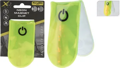 Zdjęcie produktu dla Klips Odblaskowy Magnetyczny 4 Led Xqmax